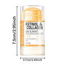45g Retinol and Collagen Day and Night Neck Cream Facial Stick, Hydrating, Moisturizing, Non-Greasy, Easy to Absorb, Mild and Non-Irritating, Deep Absorption!