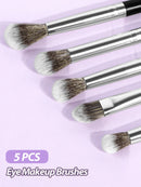 MAANGE 5PCS Detail Makeup Brushes Kit Concealer Brush Eyeshadow Soft Bristles Shader Brush Facial Cosmetic Beauty Makeup Tools