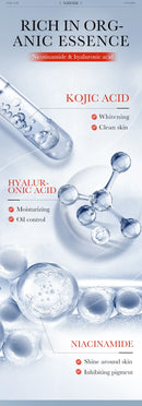 Kojic Acid Skin Care Facial Wash Mild Oil Control Deep Cleaning Moisturizing Cleansing Nonirritating Face Cleanser Face Wash