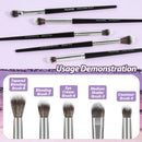 MAANGE 5PCS Detail Makeup Brushes Kit Concealer Brush Eyeshadow Soft Bristles Shader Brush Facial Cosmetic Beauty Makeup Tools