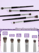 MAANGE 5PCS Detail Makeup Brushes Kit Concealer Brush Eyeshadow Soft Bristles Shader Brush Facial Cosmetic Beauty Makeup Tools