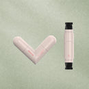 Sello delineador de ojos giratorio integrado, negro, marrón, doble punta, plantilla de ala de delineador de ojos DIY, resistente al agua, a prueba de manchas, bolígrafo líquido de ropa larga